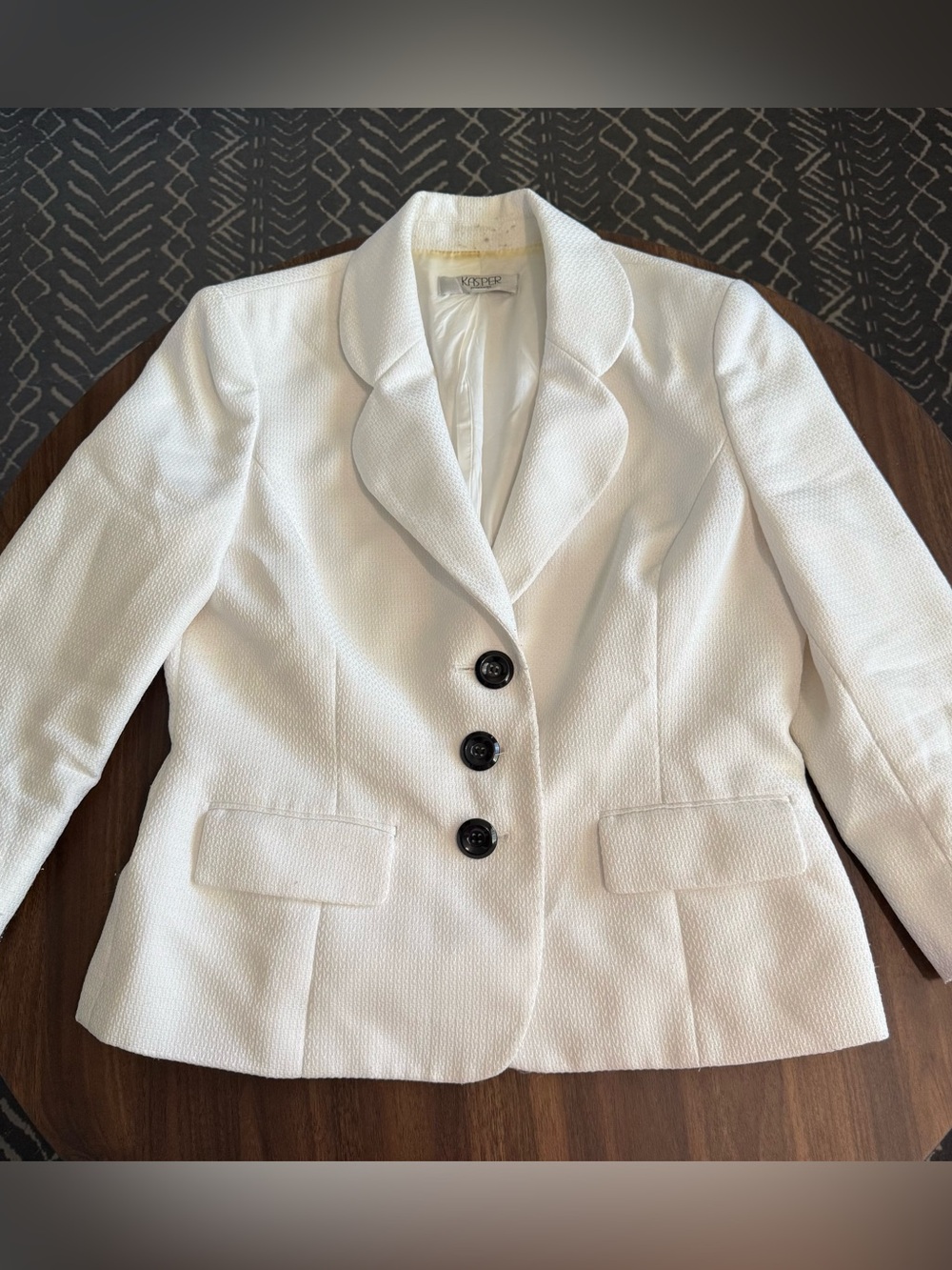 Kasper white blazer